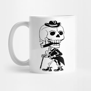 Skeleton Skull Man in Tux Mug